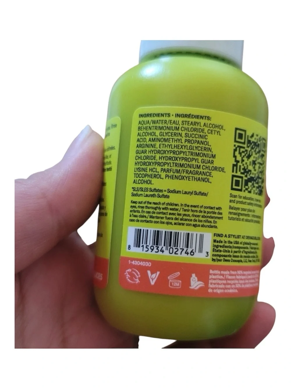 NWT DevaCurl CURLBOND ReCoiling Treatment Mask 3 fl oz / 88 mL
